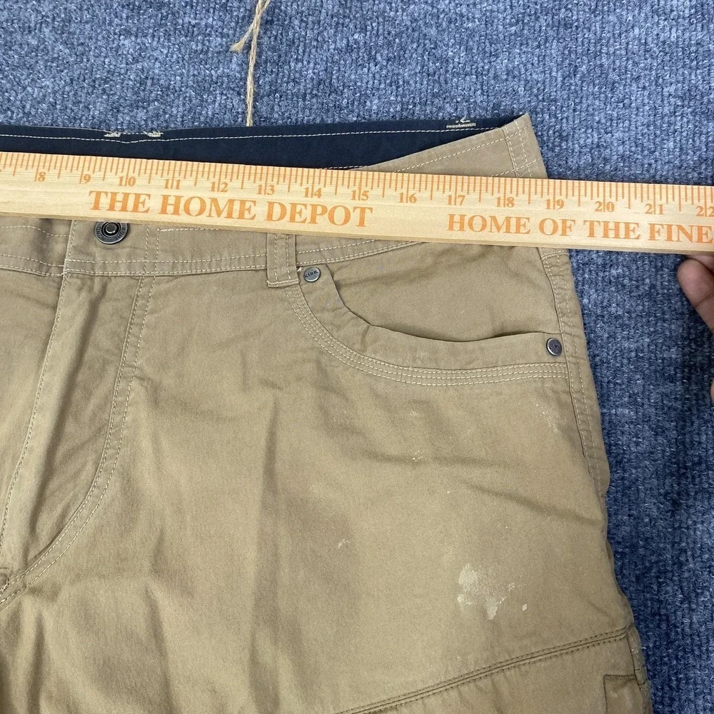 Kuhl Pants Mens 38x32 Brown Outdoor Hiking Work Cargo Articulated Vented 5098